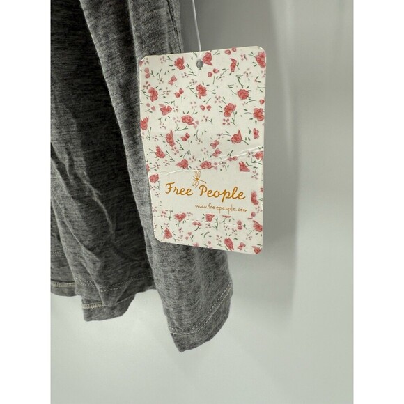 New W Tags Free People We The Free "The It" Gray Muscle Tank Size LARGE - Picture 10 of 14